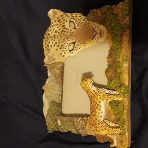 Leopard picture frame